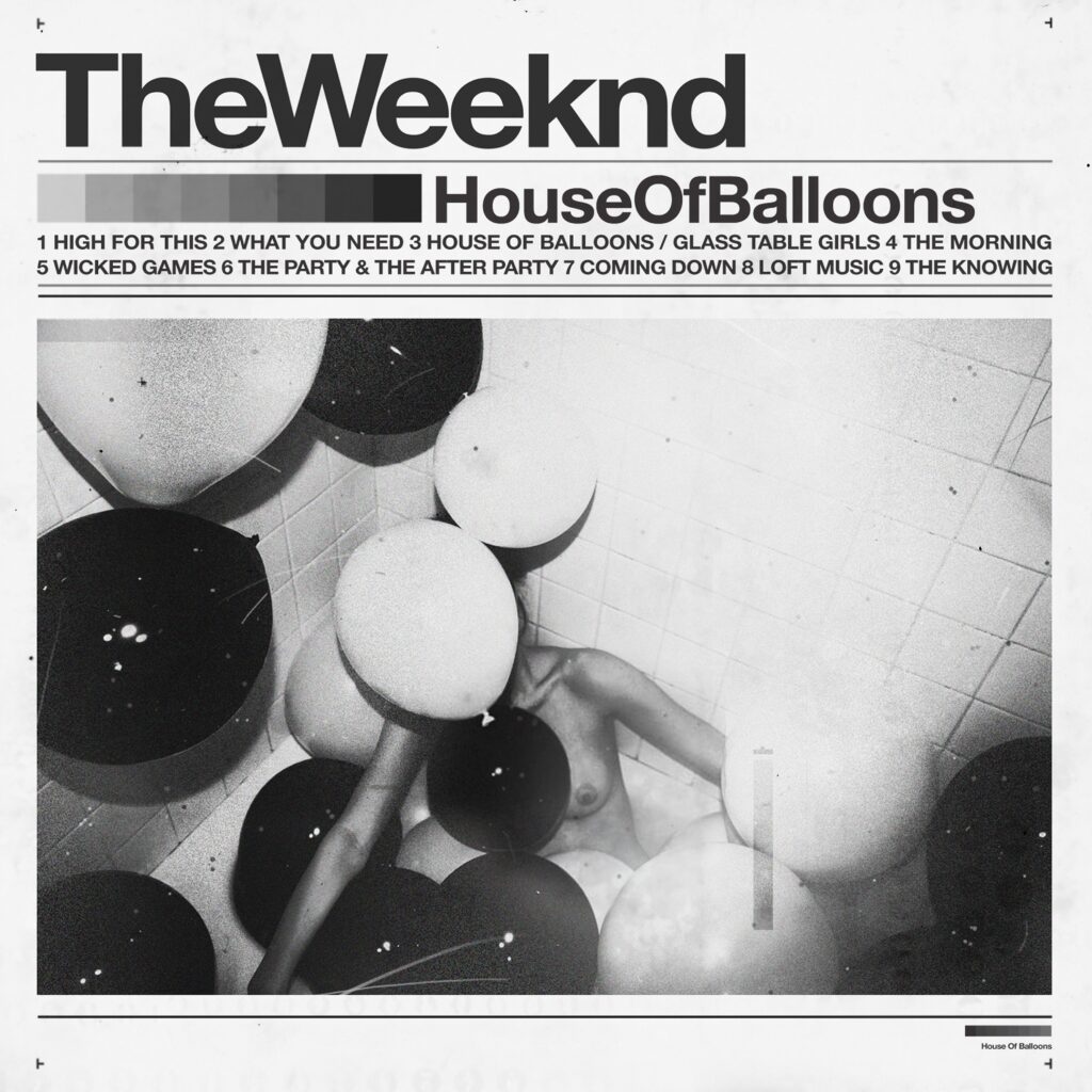 Portada de "House Of Balloons", el primero de los tres discos que conforman "Trilogy".